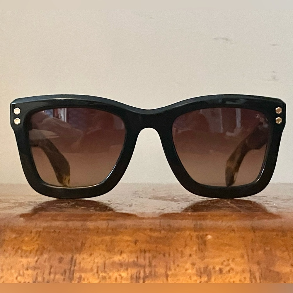 Hoorsenbuhs Model 1 Blk/Tokyo Tortoise Temples, Brown lens, 24k Trim, 50-22-143